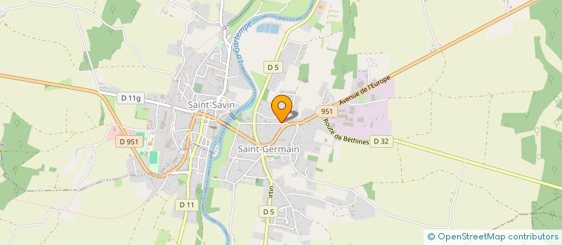 localisation de l'entreprise PICASSO  SAINT-GERMAIN