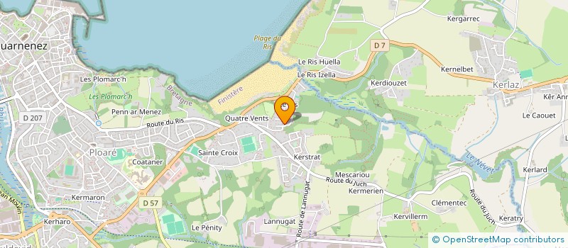 localisation de l'entreprise PICASTOR  DOUARNENEZ