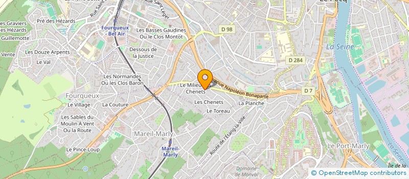 localisation de l'entreprise PICAUD CESAR FRANCK  SAINT-GERMAIN-EN-LAYE