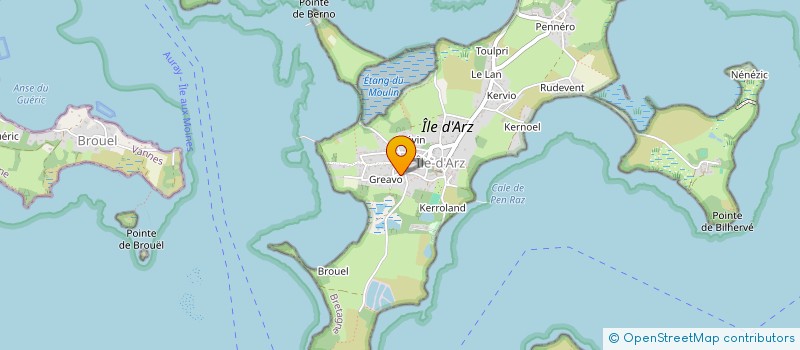 localisation de l'entreprise PICAUD INVEST  ILE-D'ARZ