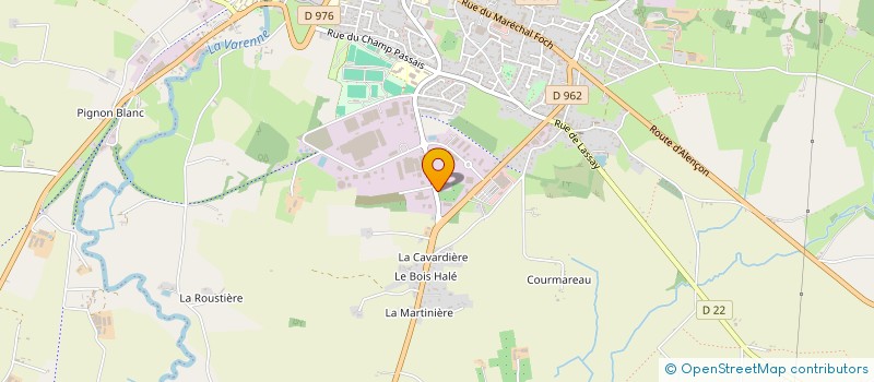 localisation de l'entreprise PICAULT à DOMFRONT-EN-POIRAIE