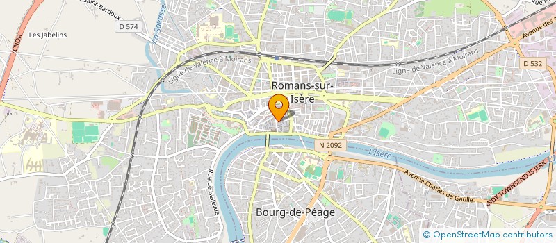 localisation de l'entreprise PICAUT GISLAINE ET MENUT HERVE à ROMANS-SUR-ISERE