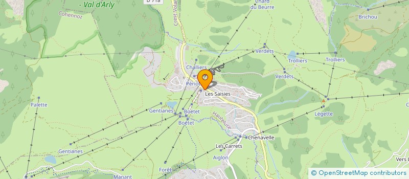 localisation de l'entreprise PICCARD SPORTS à HAUTELUCE