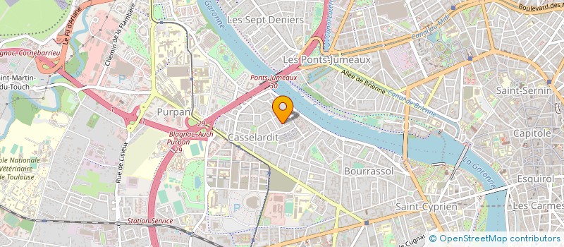localisation de l'entreprise PICCO CLAUDE à TOULOUSE
