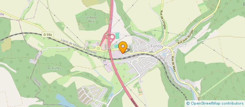 localisation de l'entreprise PICCOLI  FONTOY