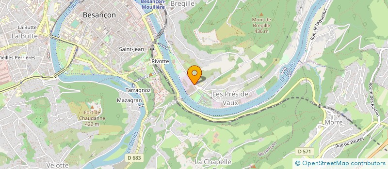 localisation de l'entreprise PICCOLI - LES ATELIERS DES PRES DE VAUX  FONTAIN