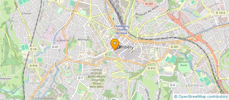 localisation de l'entreprise PICCOLO à CHAMBERY