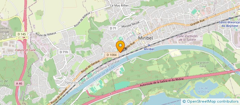 localisation de l'entreprise PICCOLO à MIRIBEL