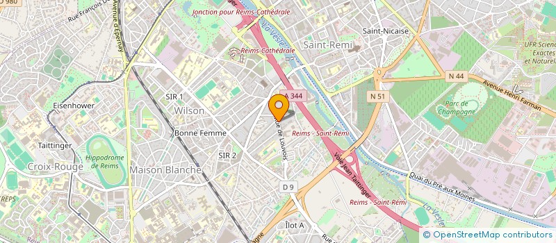 localisation de l'entreprise PICCOLO PIZZA  REIMS