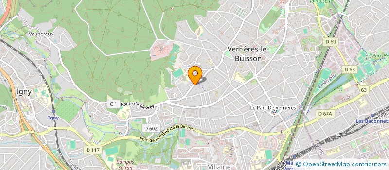 localisation de l'entreprise PICEA ABIES à VERRIERES-LE-BUISSON