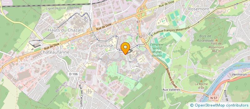 localisation de l'entreprise PICENNI à BESANCON