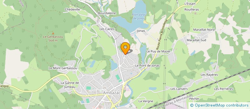 localisation de l'entreprise PICFM  AMBAZAC