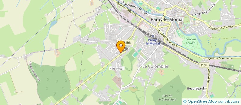 localisation de l'entreprise PICH PECHE à PARAY-LE-MONIAL