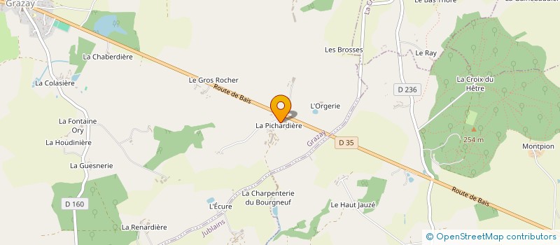 localisation de l'entreprise PICH'RAID  GRAZAY