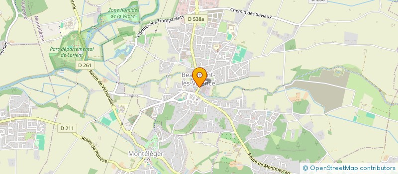 localisation de l'entreprise PICHAFLORE à BEAUMONT-LES-VALENCE