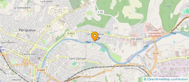 localisation de l'entreprise PICHARD.A  TRELISSAC