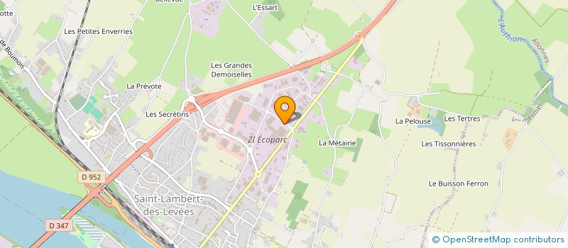 localisation de l'entreprise PICHARD-BALME  SAUMUR