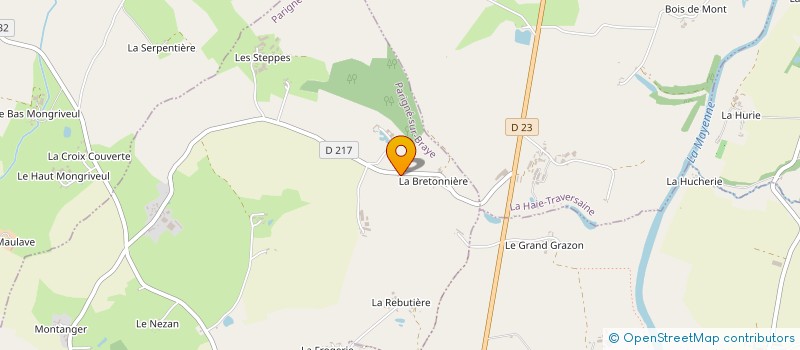 localisation de l'entreprise PICHARD MARC à PARIGNE-SUR-BRAYE
