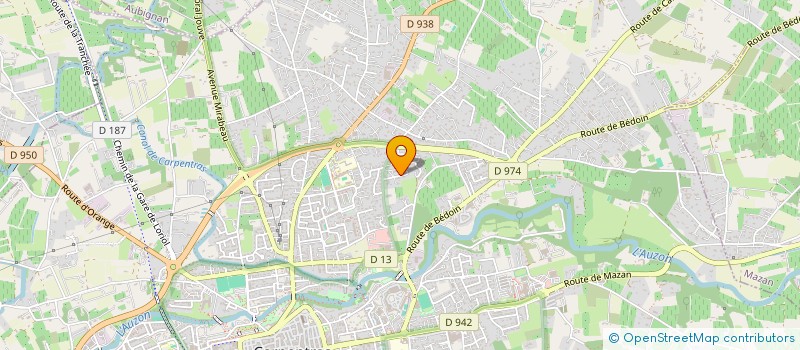 localisation de l'entreprise PICHAUD JEAN BAPTISTE PICHAUD NICOLE  CARPENTRAS