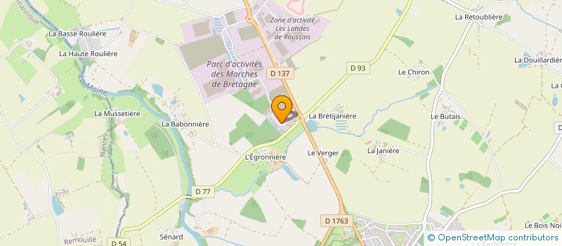 localisation de l'entreprise PICHAUD-VINET à MONTAIGU-VENDEE