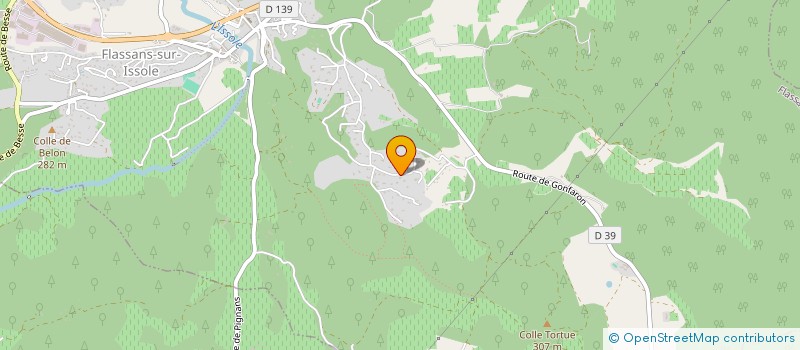 localisation de l'entreprise PICHE ET FILS  FLASSANS-SUR-ISSOLE