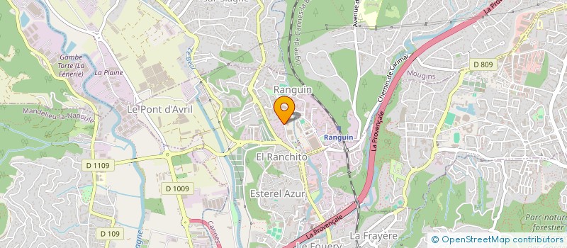 localisation de l'entreprise PICHEL à CANNES