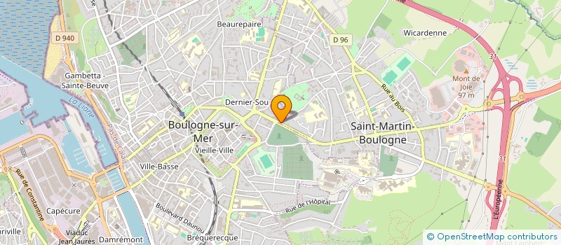 localisation de l'entreprise PICHEL à SAINT-MARTIN-BOULOGNE