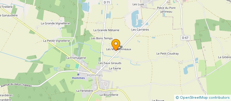 localisation de l'entreprise PICHET/BAILLY à LANGEAIS