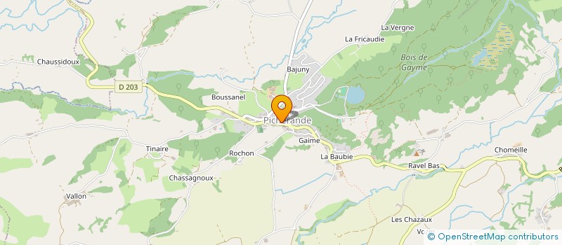 localisation de l'entreprise PICHLAND  PICHERANDE