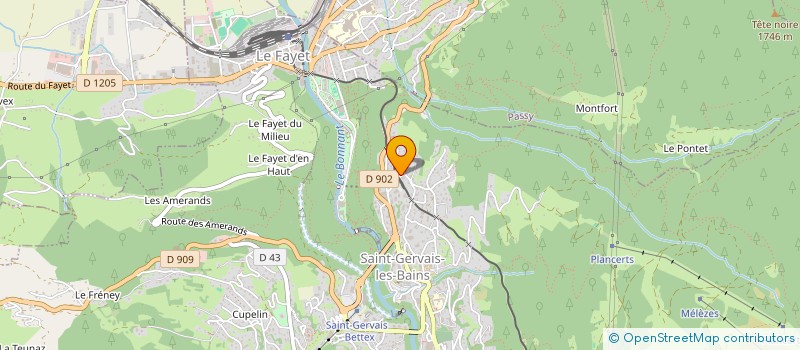 localisation de l'entreprise PICHOL SANITAIRE à SAINT-GERVAIS-LES-BAINS