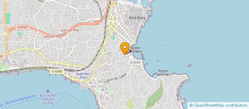 localisation de l'entreprise PICHOLINES 99 à ANTIBES