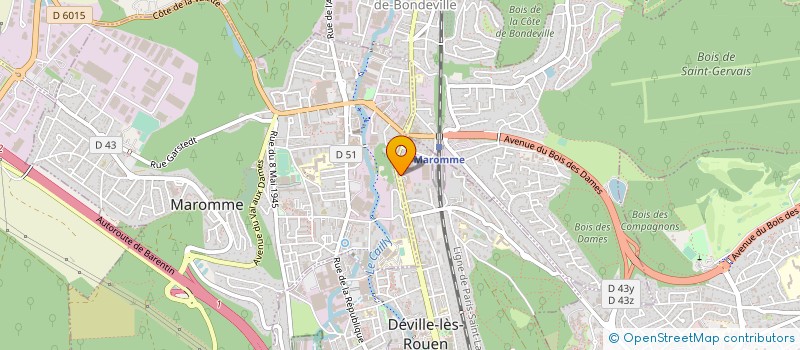 localisation de l'entreprise PICHON  LE HOULME