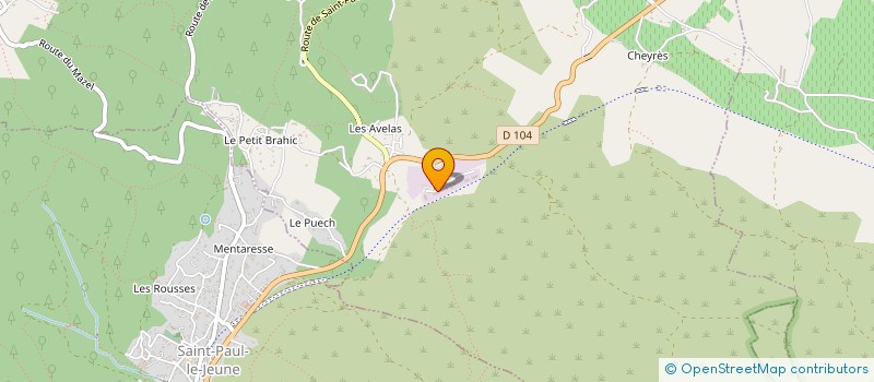 localisation de l'entreprise PICHON à BANNE