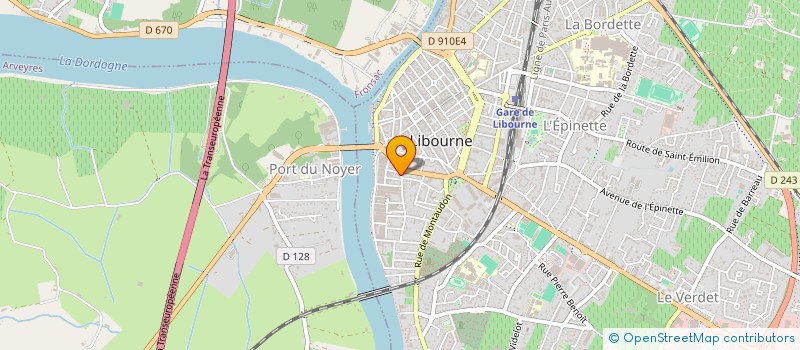 localisation de l'entreprise PICHON ET ROUQUETTE à LIBOURNE