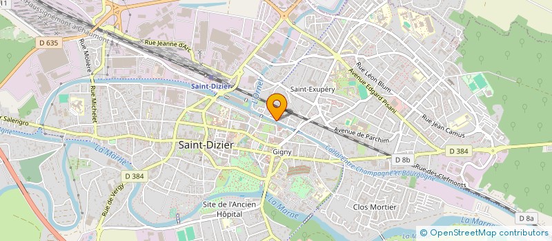 localisation de l'entreprise PICHON & FILS à SAINT-DIZIER