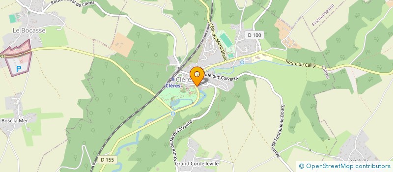 localisation de l'entreprise PICHON JACKIE ET YVONNE à CLERES