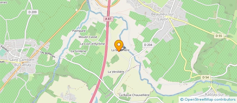 localisation de l'entreprise PICHONNEAU  CHEMILLE-EN-ANJOU