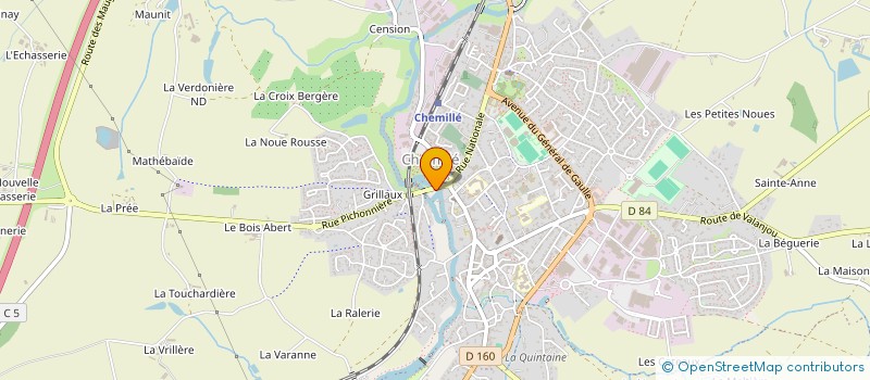 localisation de l'entreprise PICHONNIERE  CHEMILLE-EN-ANJOU