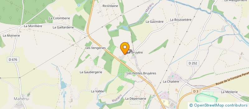 localisation de l'entreprise PICHONNIERE SARL à LA FERRIERE-AU-DOYEN
