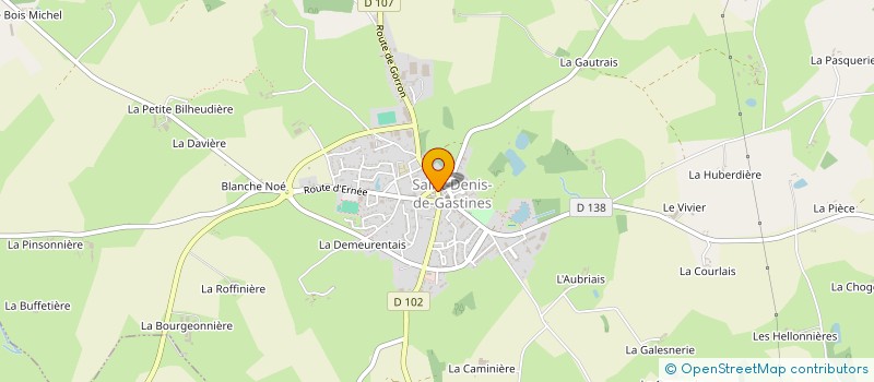 localisation de l'entreprise PICHOT COLIN SNC  SAINT-DENIS-DE-GASTINES