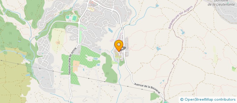 localisation de l'entreprise PICHOT ESQUIROU  ROQUEBRUNE-SUR-ARGENS