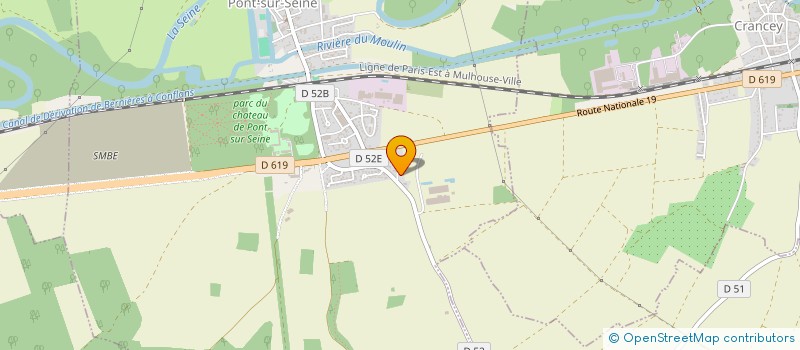 localisation de l'entreprise PICHOT PAYSAGE  PONT-SUR-SEINE