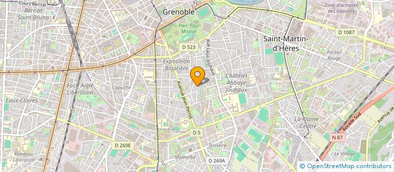 localisation de l'entreprise PICK AND ROLL à GRENOBLE