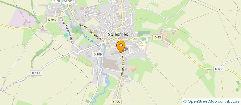 localisation de l'entreprise PICK DELLY  SOLESMES