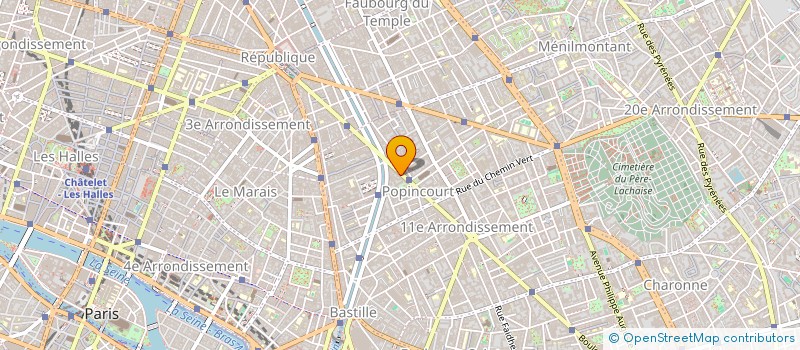 localisation de l'entreprise PICK FOOD à PARIS