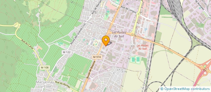 localisation de l'entreprise PICK N ROLL à MARSANNAY-LA-COTE