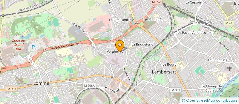 localisation de l'entreprise PICK UP à LAMBERSART