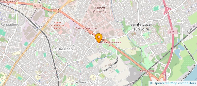 localisation de l'entreprise PICK UP PRODUCTION à NANTES