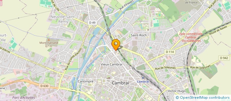 localisation de l'entreprise PICK YOUR CAR à CAMBRAI