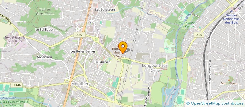 localisation de l'entreprise PICKLEBALL 91 LONGPONT SUR ORGE (PB91LSO) à LONGPONT-SUR-ORGE